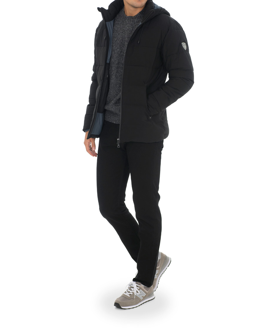 Homme | Manteaux Et Vestes | EA7 | Mountain Down Hooded Jacket Black
