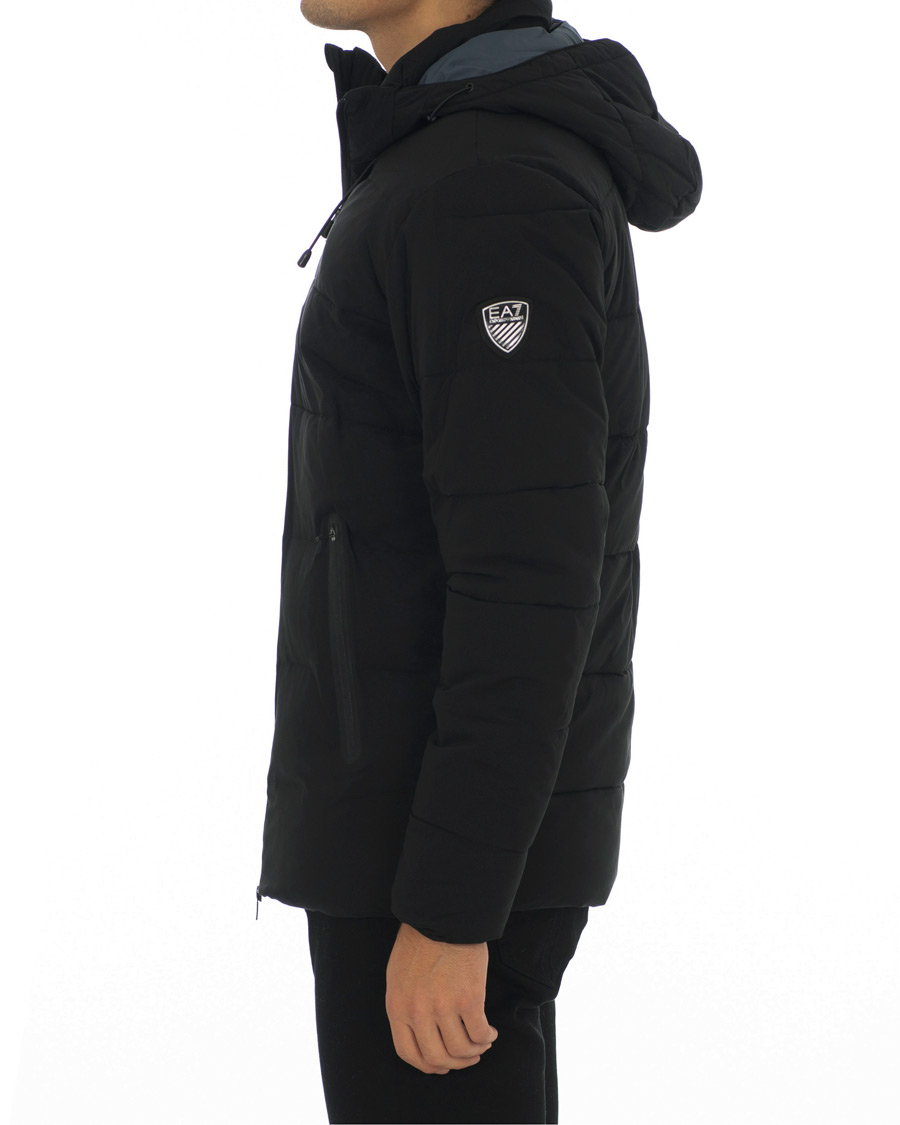 Homme | Manteaux Et Vestes | EA7 | Mountain Down Hooded Jacket Black