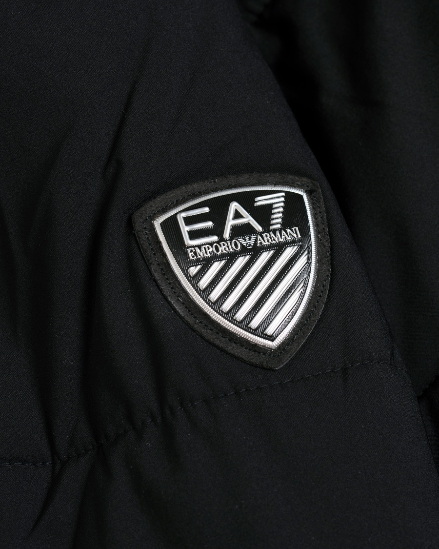 Homme | Manteaux Et Vestes | EA7 | Mountain Down Hooded Jacket Black