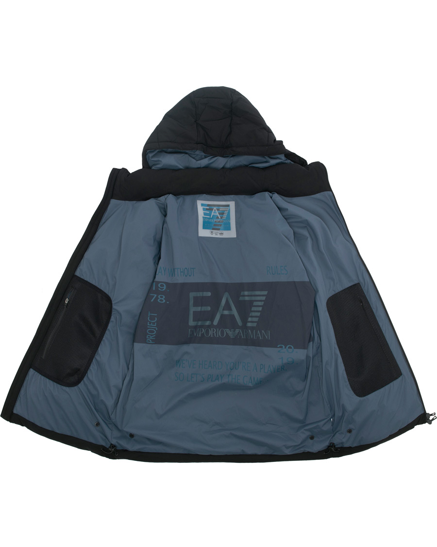 Homme | Manteaux Et Vestes | EA7 | Mountain Down Hooded Jacket Black