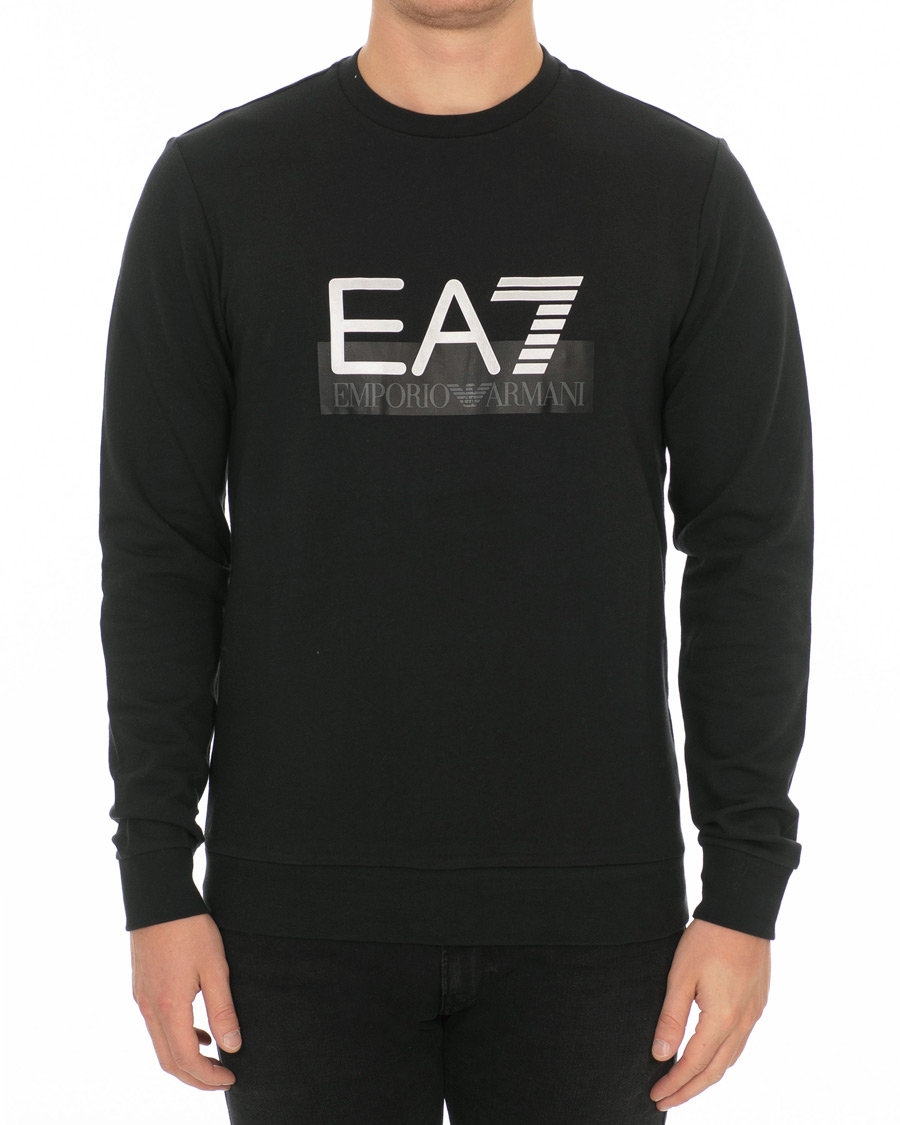 Homme | Pulls Et Tricots | EA7 | Crew Neck Sweatshirt Black