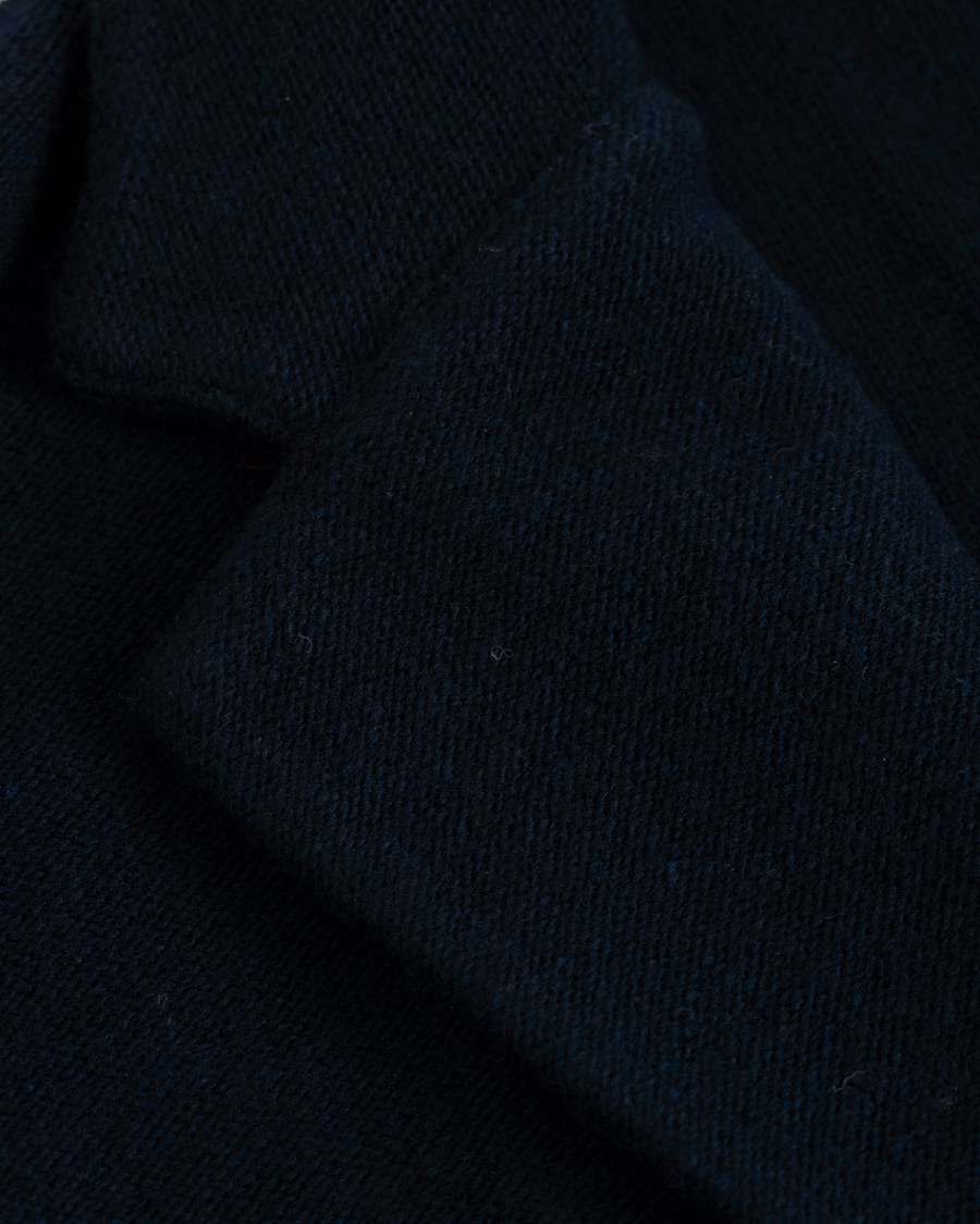 Homme | Blazers | Lardini | Knitted Wool Blazer Blue
