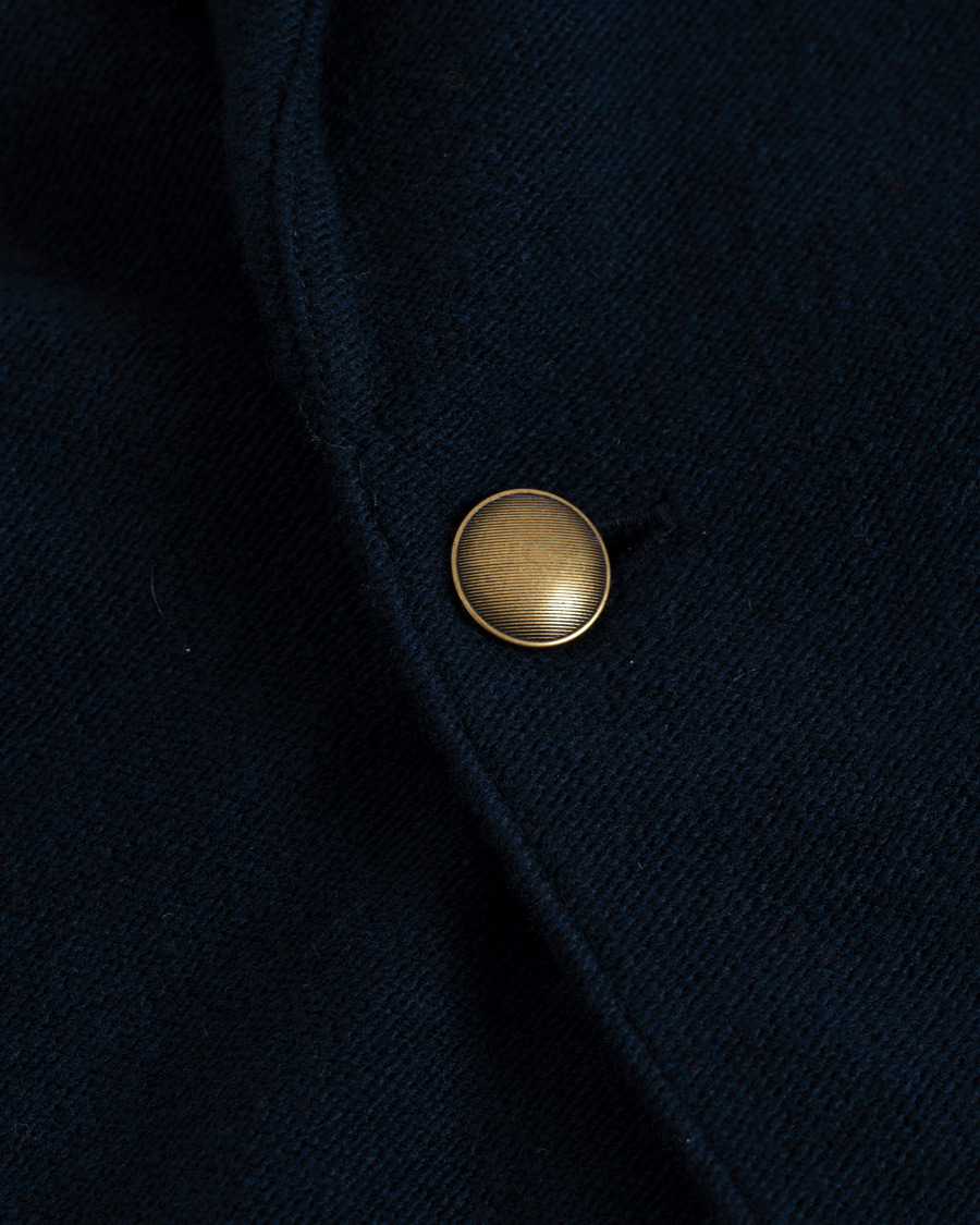 Homme | Blazers | Lardini | Knitted Wool Blazer Blue