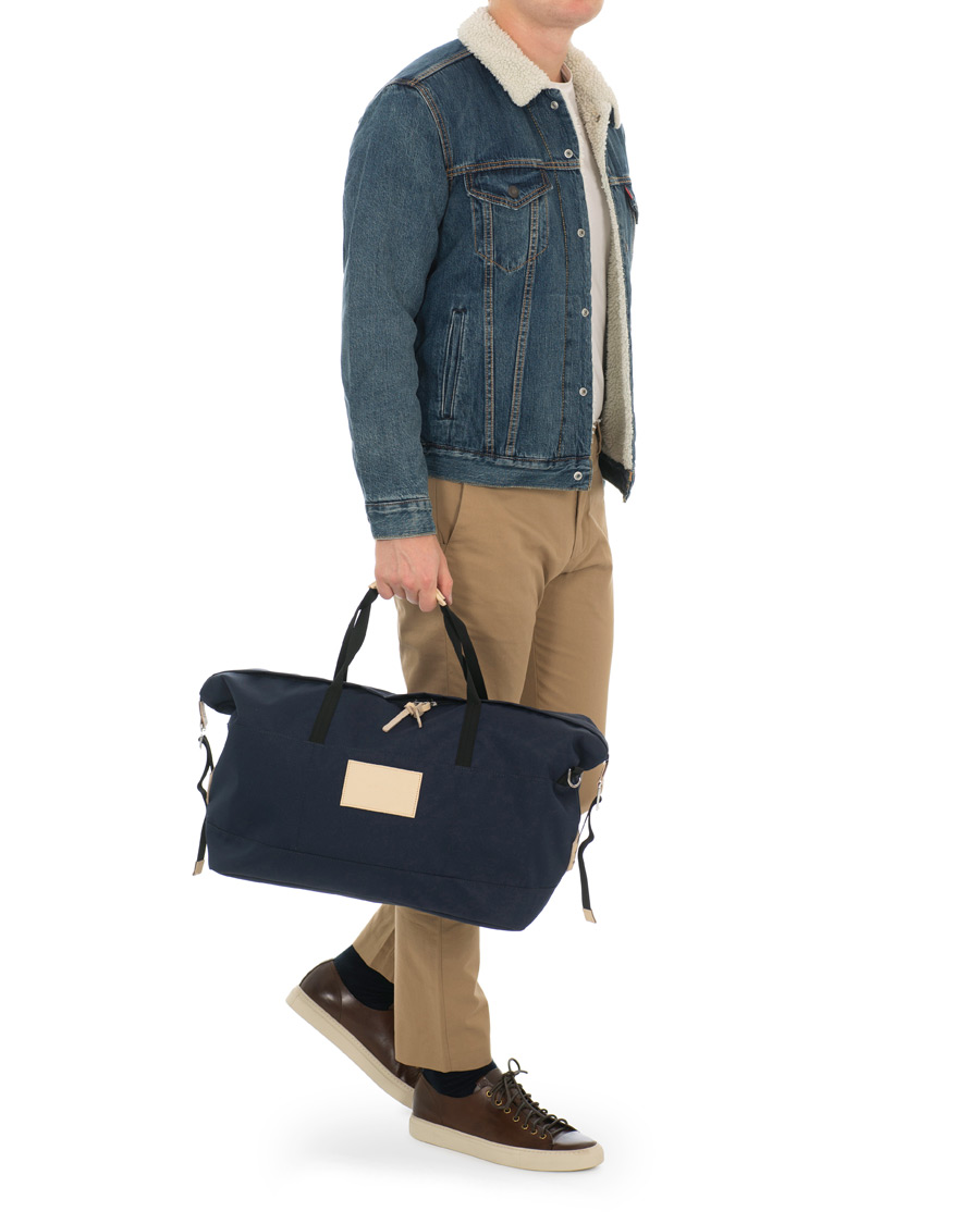 Homme | Sandqvist Milton Cordura Eco Weekendbag Navy/Nature | Sandqvist | Milton Cordura Eco Weekendbag Navy/Nature