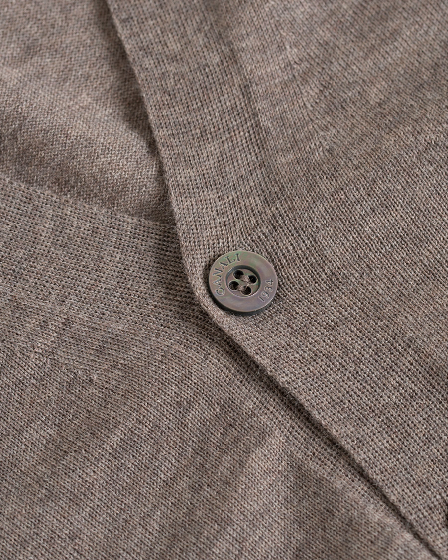 Heren | Truien | Canali | Merino Wool Gilet Light Brown