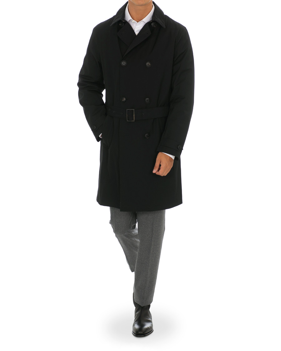 Homme | Manteaux Et Vestes | Emporio Armani | Trenchcoat Black