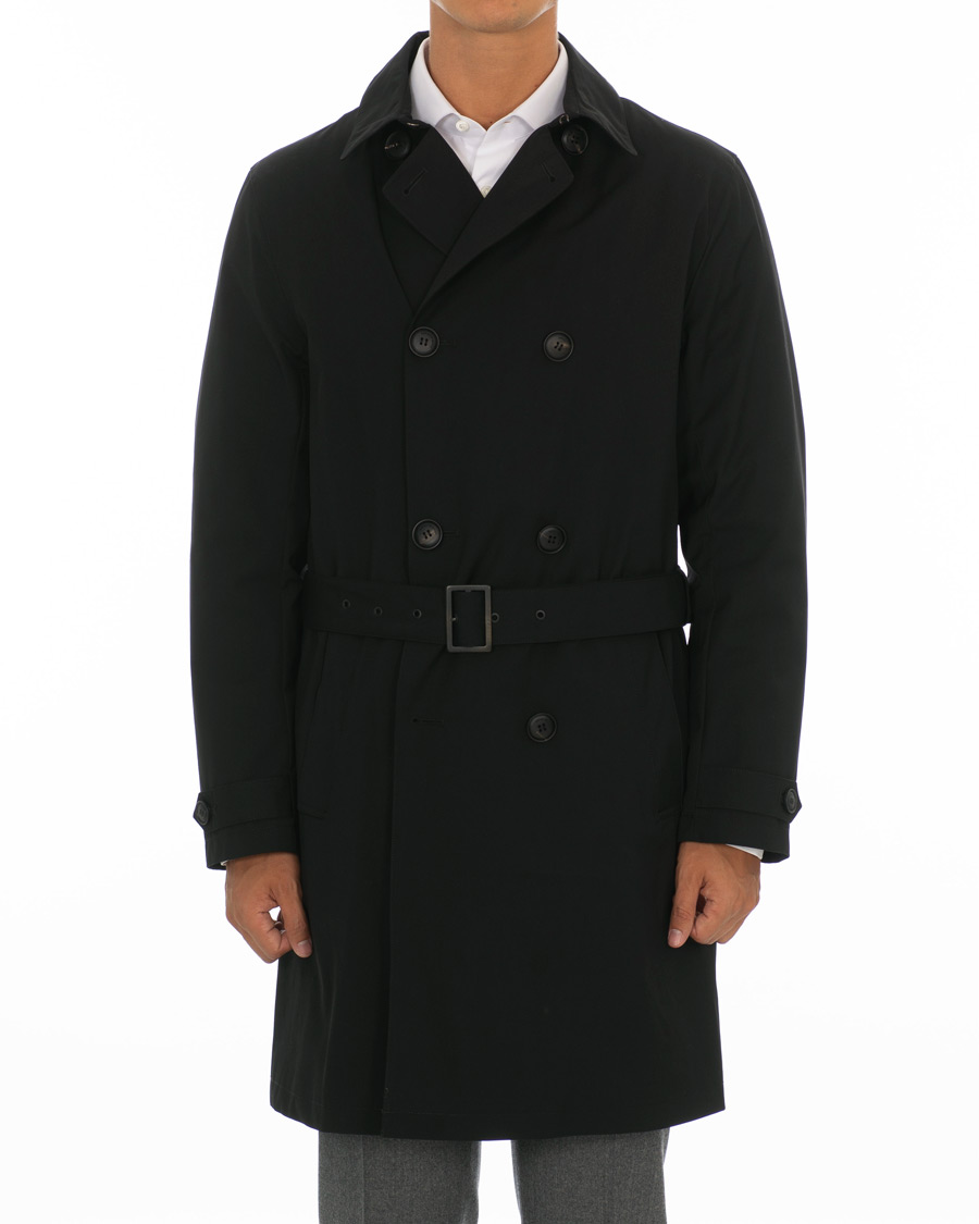 Homme | Manteaux Et Vestes | Emporio Armani | Trenchcoat Black