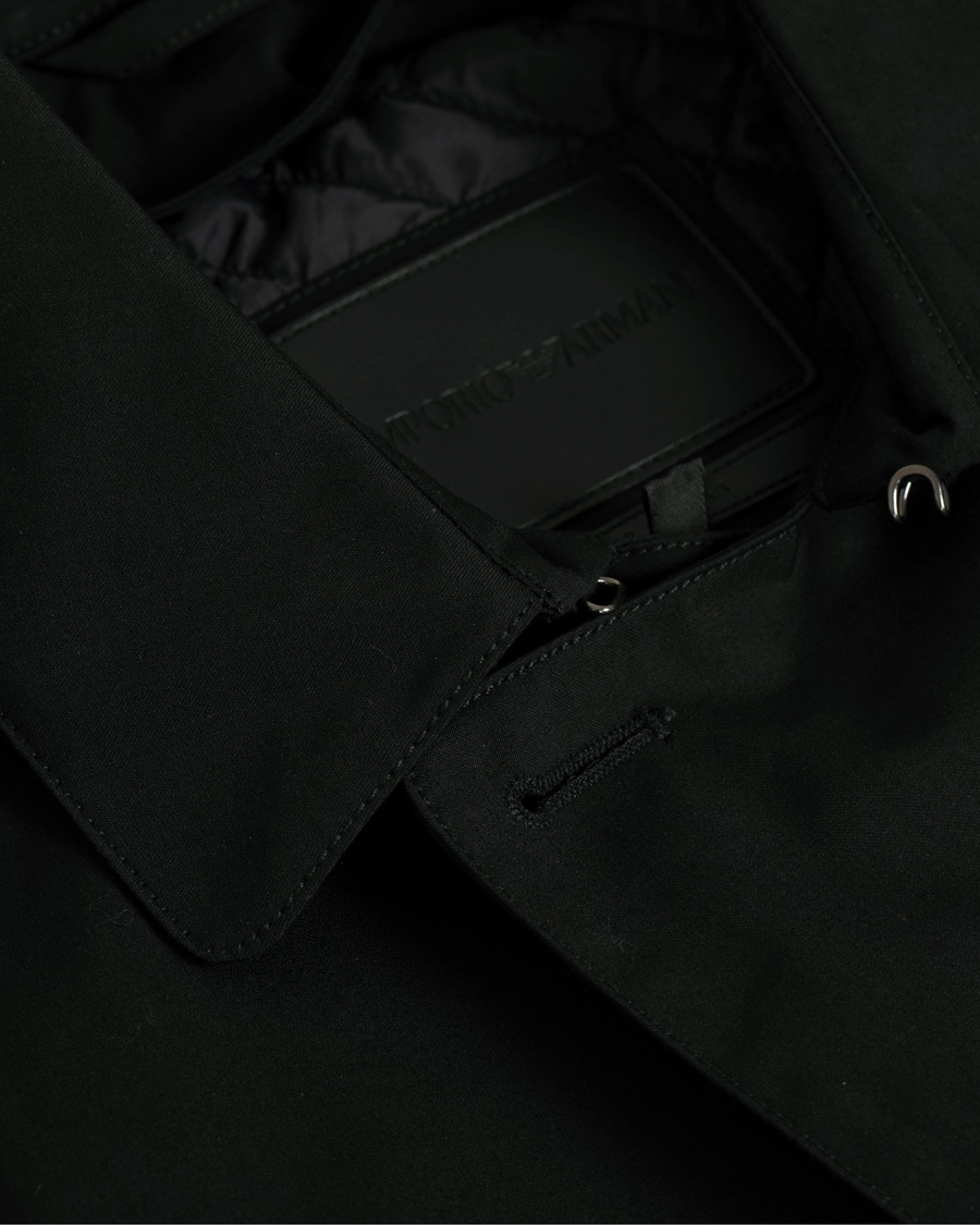 Homme | Manteaux Et Vestes | Emporio Armani | Trenchcoat Black