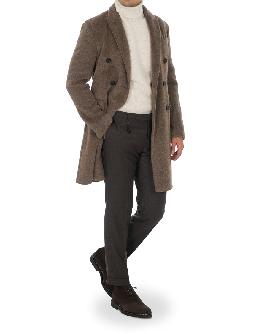 Heren | Jassen | Emporio Armani | Alpaca Coat Brown