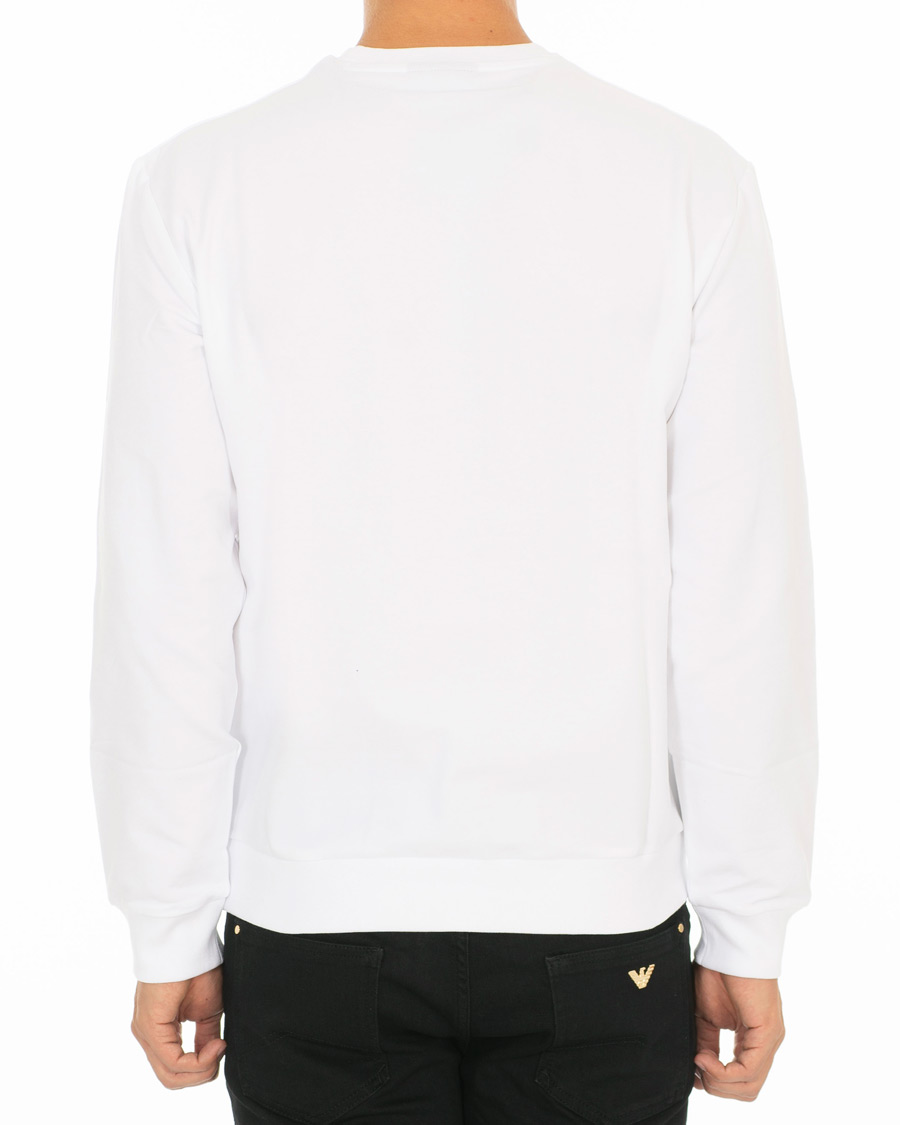 Heren | Truien | Emporio Armani | Logo Crew Neck Sweatshirt White