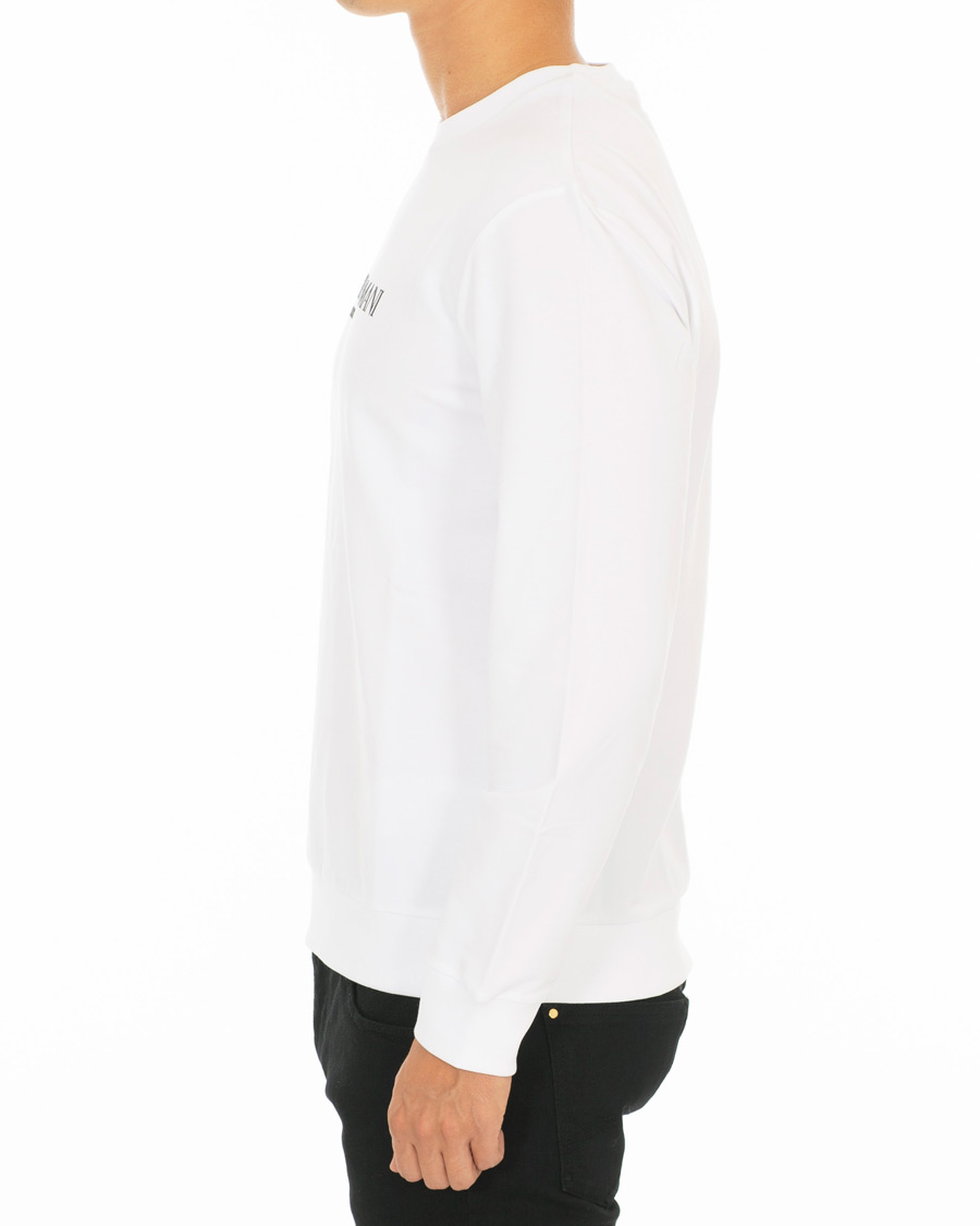 Heren | Truien | Emporio Armani | Logo Crew Neck Sweatshirt White
