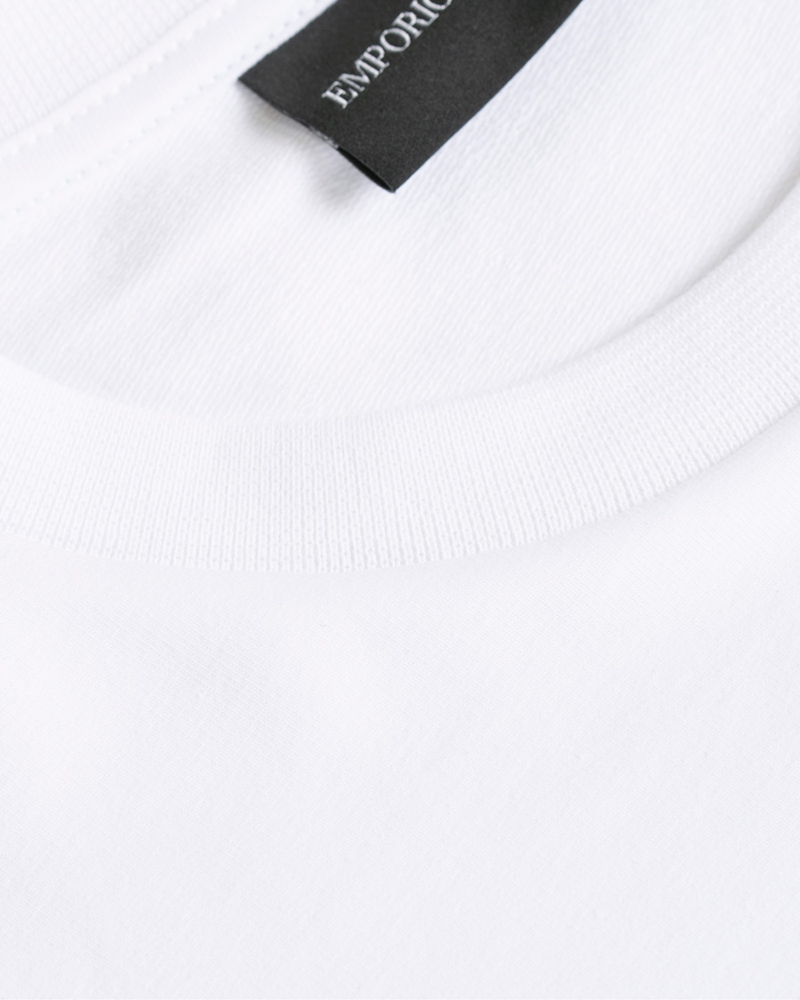 Heren | Truien | Emporio Armani | Logo Crew Neck Sweatshirt White