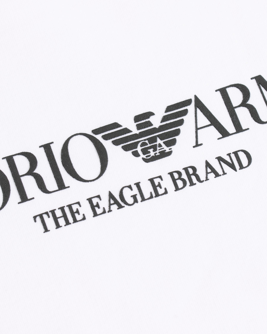 Heren | Truien | Emporio Armani | Logo Crew Neck Sweatshirt White