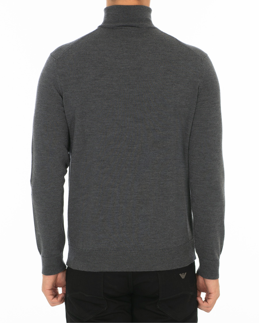 Heren | Truien | Emporio Armani | Virgin Wool Polo Grey Melange