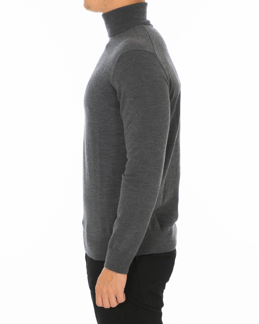 Heren | Truien | Emporio Armani | Virgin Wool Polo Grey Melange