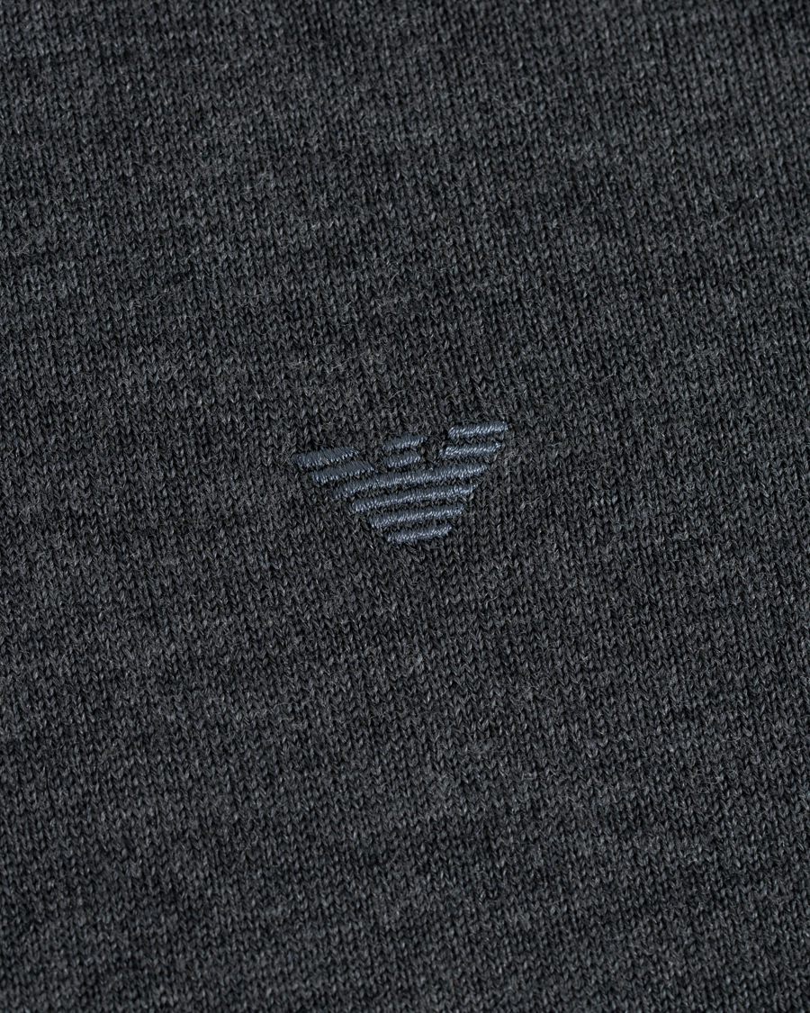 Heren | Truien | Emporio Armani | Virgin Wool Polo Grey Melange