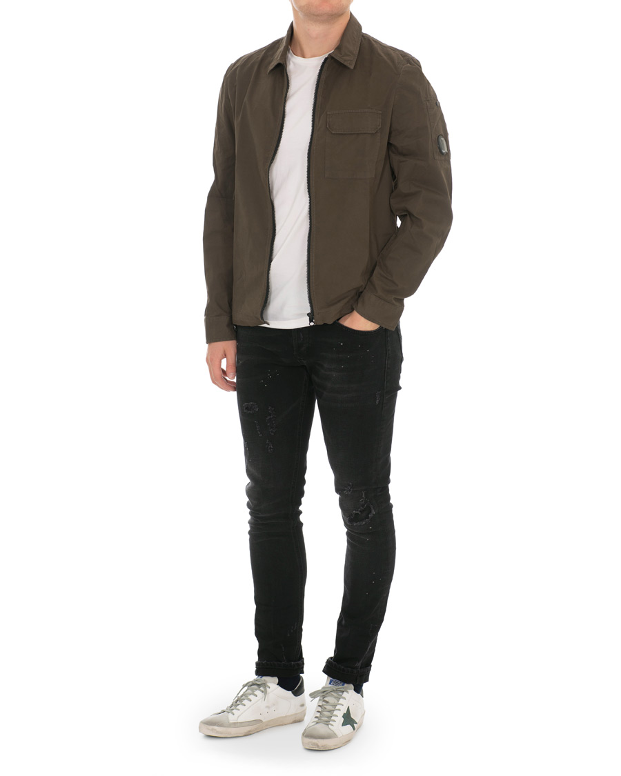 Heren | Golden Goose Deluxe Brand Green Star Superstar Sneaker White Calf | Golden Goose | Deluxe Brand Green Star Superstar Sneaker White Calf