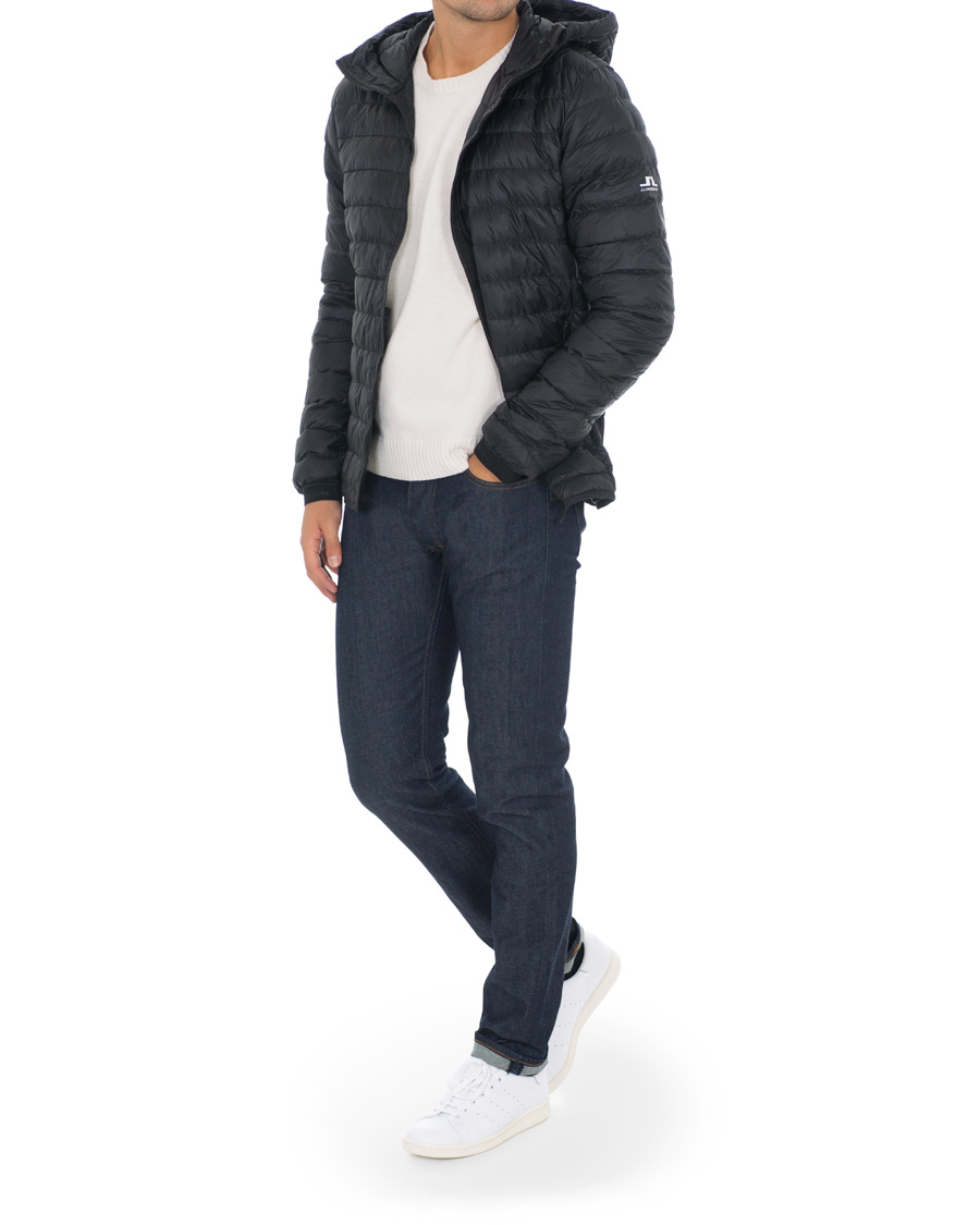 Homme | Manteaux Et Vestes | J.Lindeberg | Lightweight Down Hooded Jacket Black