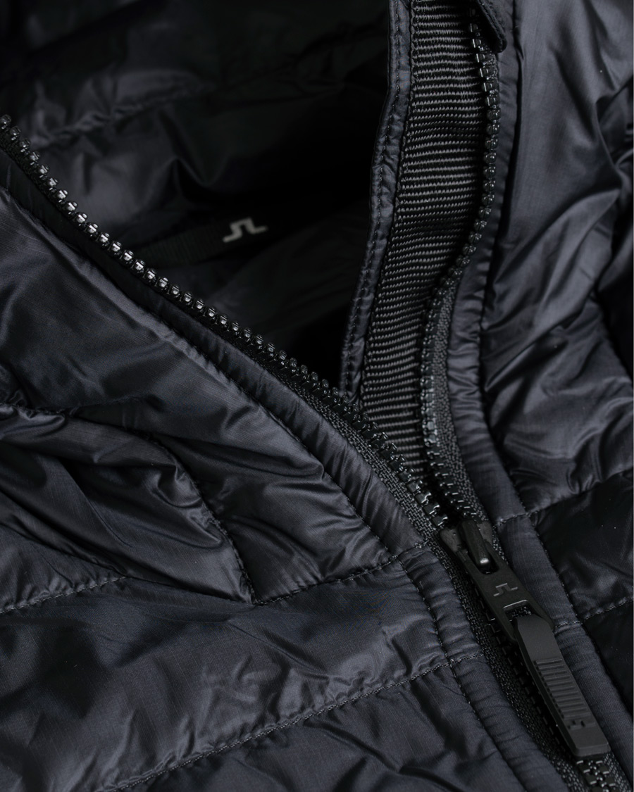 Homme | Manteaux Et Vestes | J.Lindeberg | Lightweight Down Hooded Jacket Black