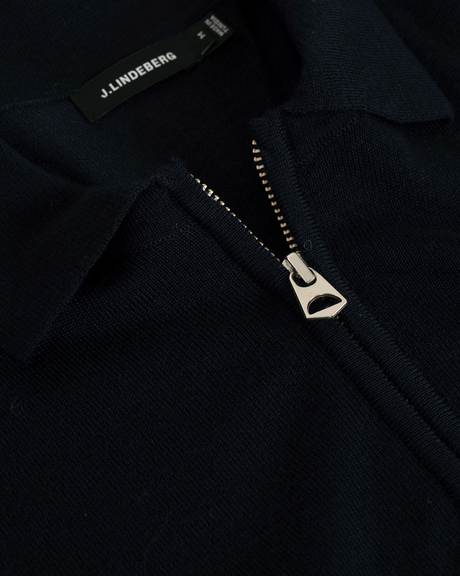 Homme | Pulls Et Tricots | J.Lindeberg | Nyle Full Zip Merino Navy