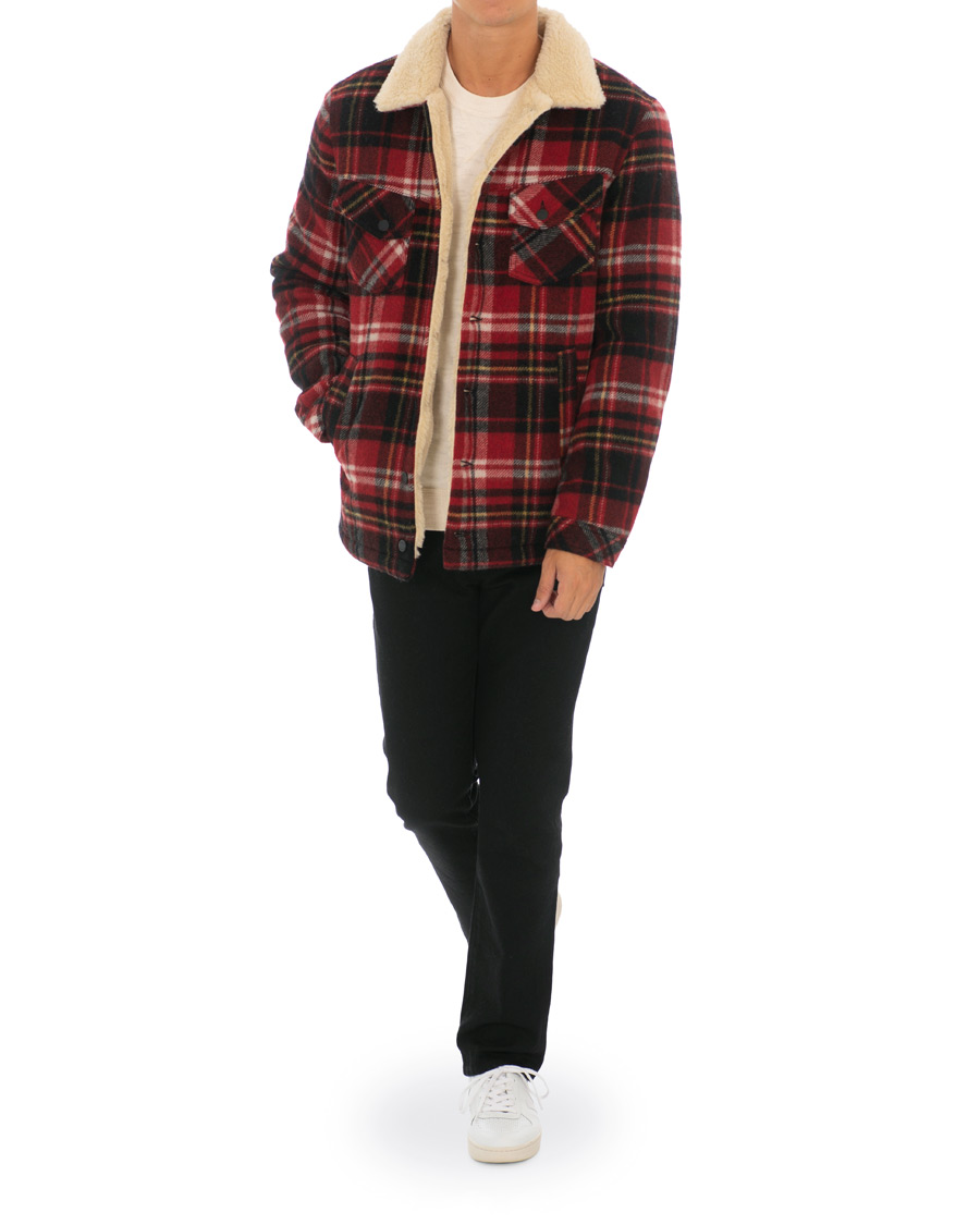 Homme | Manteaux Et Vestes | Nudie Jeans | Lenny Plaid Jacket Red Alert