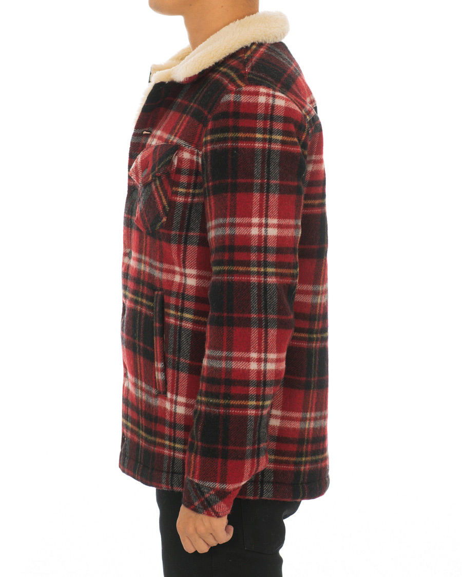 Homme | Manteaux Et Vestes | Nudie Jeans | Lenny Plaid Jacket Red Alert