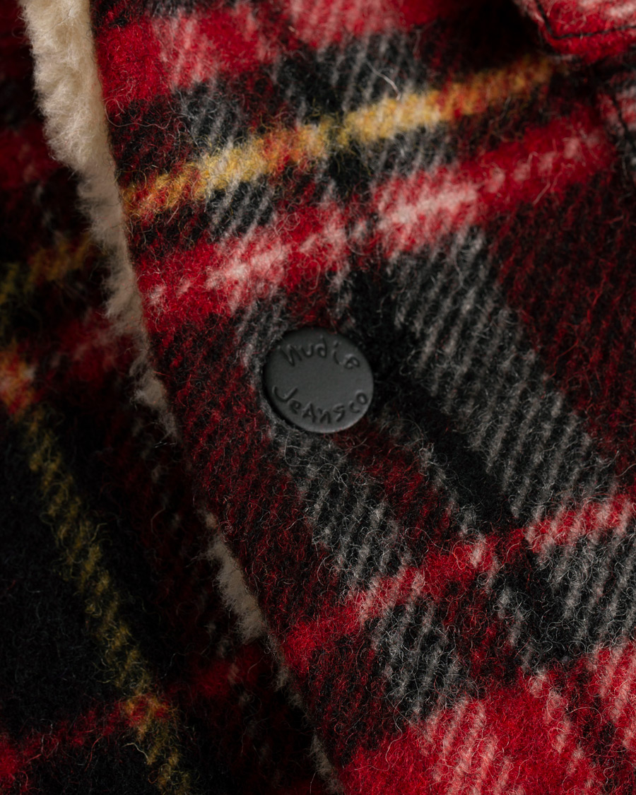 Homme | Manteaux Et Vestes | Nudie Jeans | Lenny Plaid Jacket Red Alert
