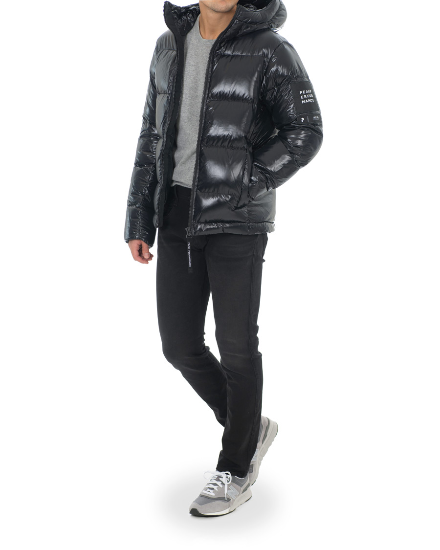Heren | Jassen | Peak Performance | Moment Down High Gloss Jacket Black
