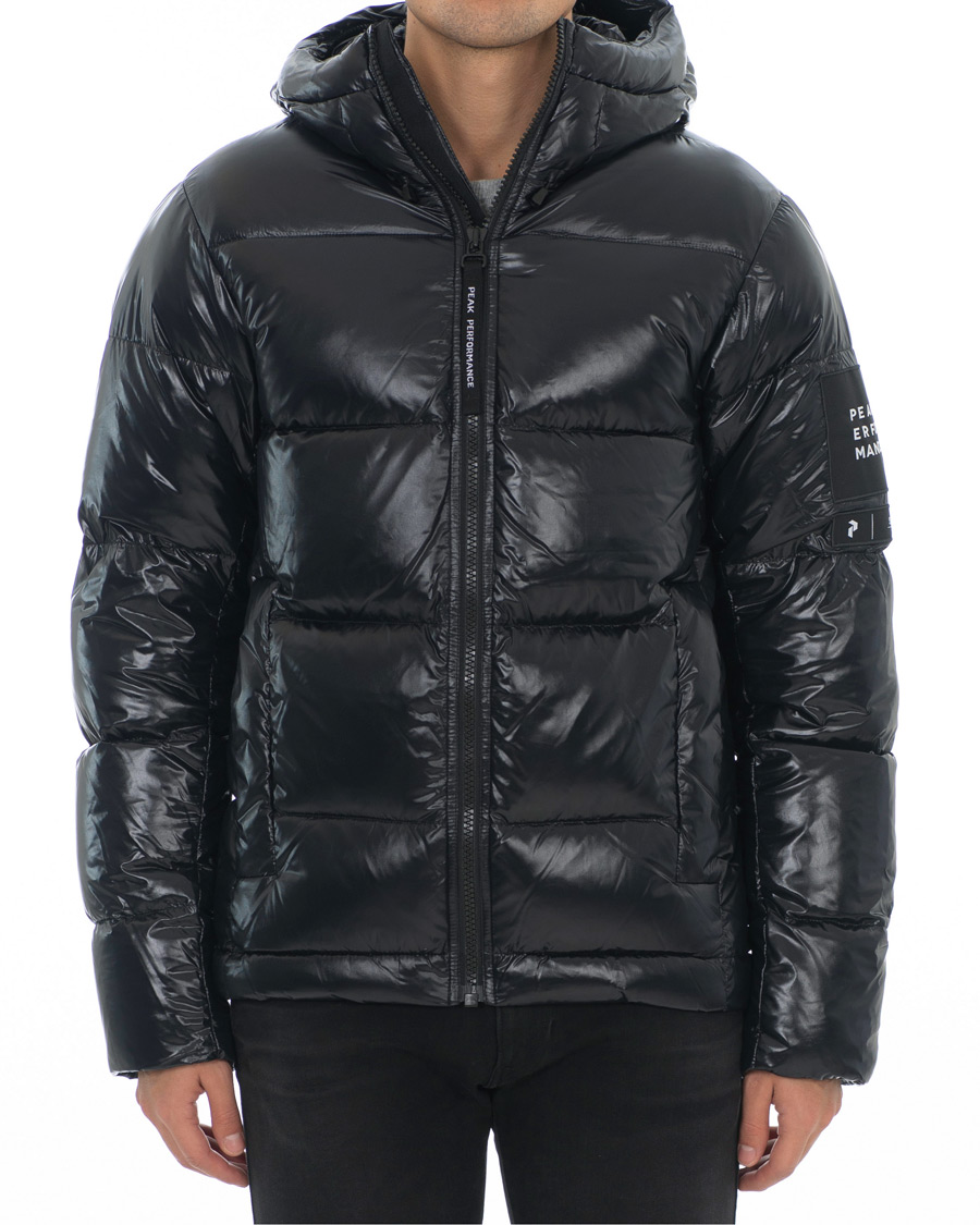 Heren | Jassen | Peak Performance | Moment Down High Gloss Jacket Black