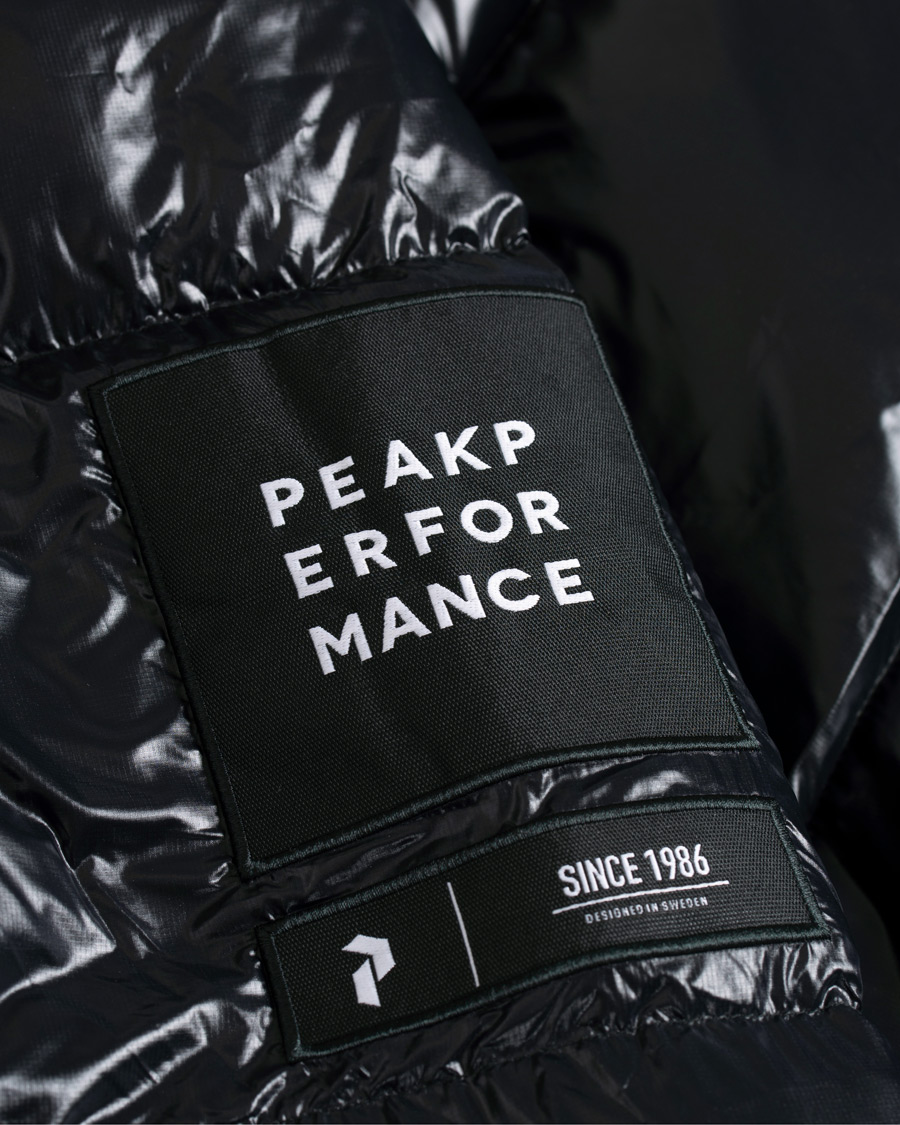 Heren | Jassen | Peak Performance | Moment Down High Gloss Jacket Black