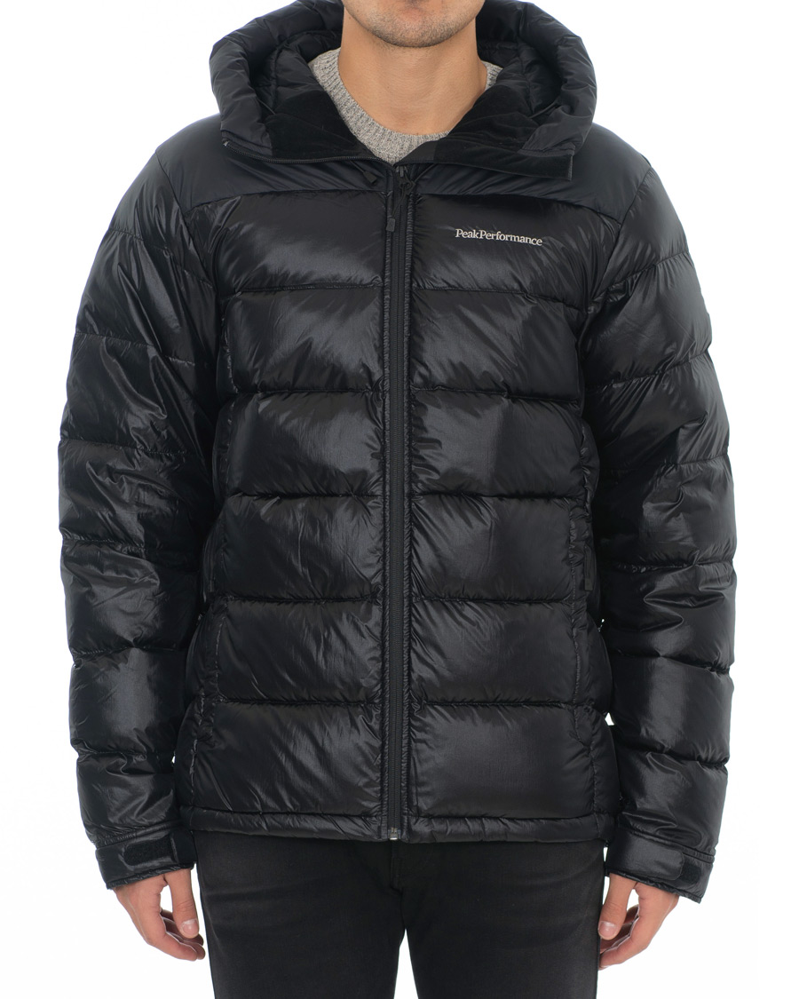 Homme | Manteaux Et Vestes | Peak Performance | Frost Glacier Down Hood Jacket Black