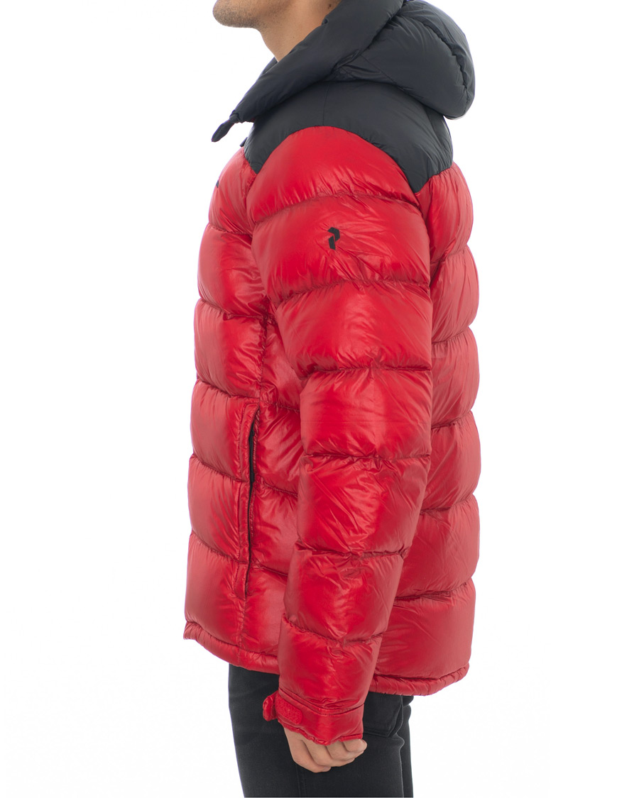 Heren | Jassen | Peak Performance | Frost Glacier Down Hood Jacket Red