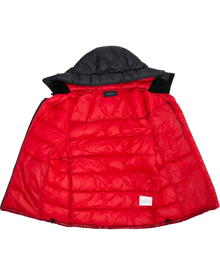 Heren | Jassen | Peak Performance | Frost Glacier Down Hood Jacket Red