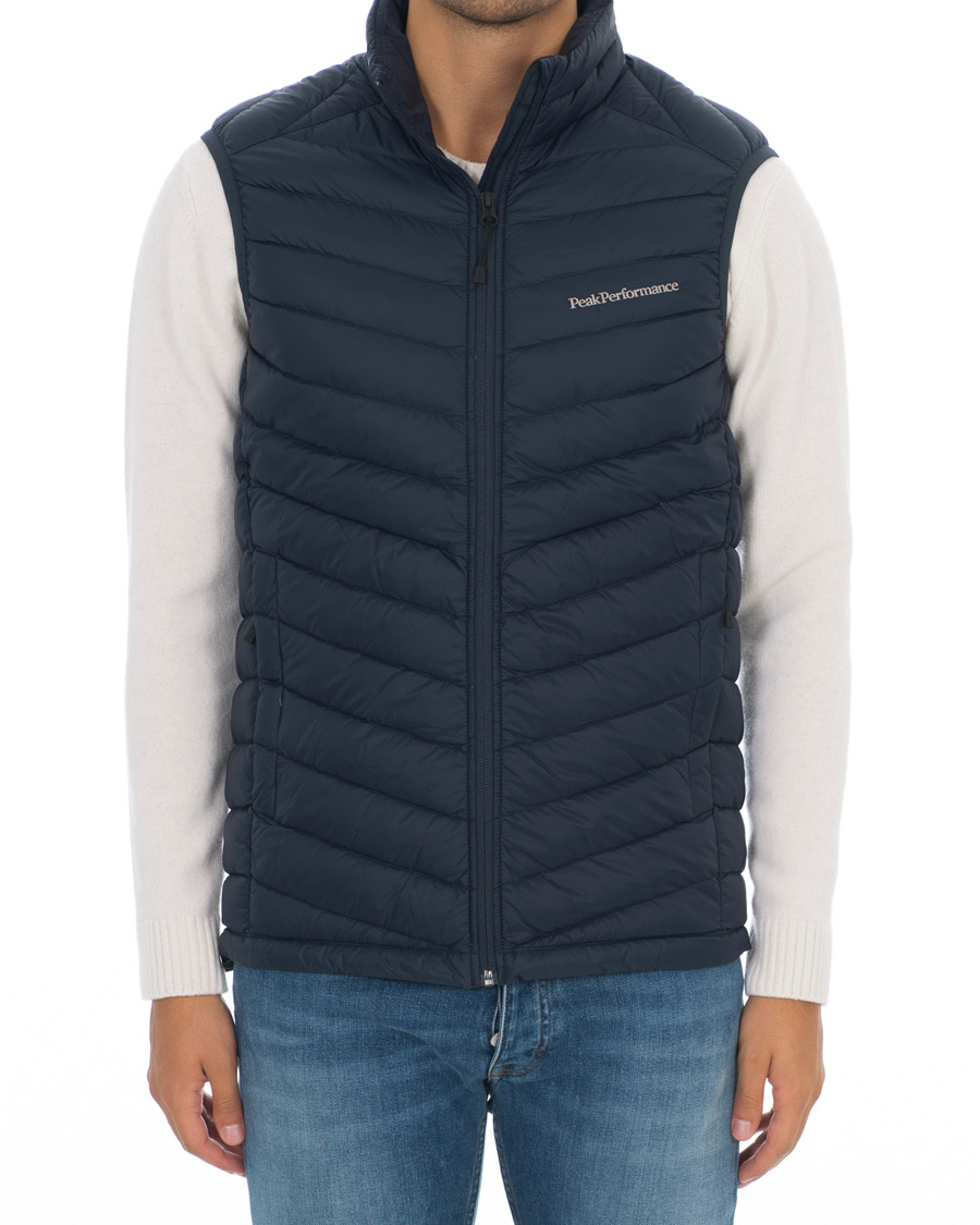 Homme | Manteaux Et Vestes | Peak Performance | Frost Down Vest Blue Shadow