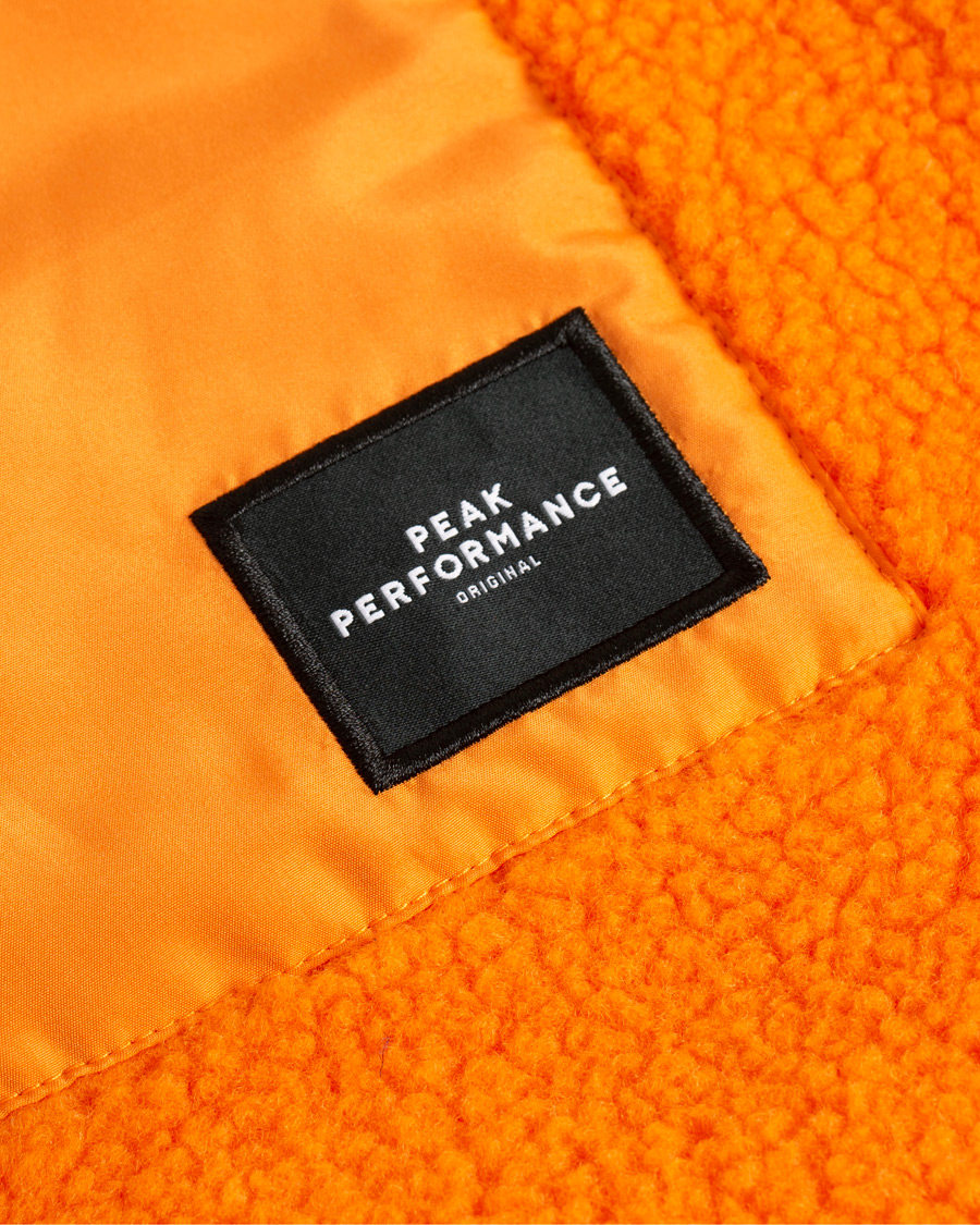 Homme | Manteaux Et Vestes | Peak Performance | Fleece Vest Orange