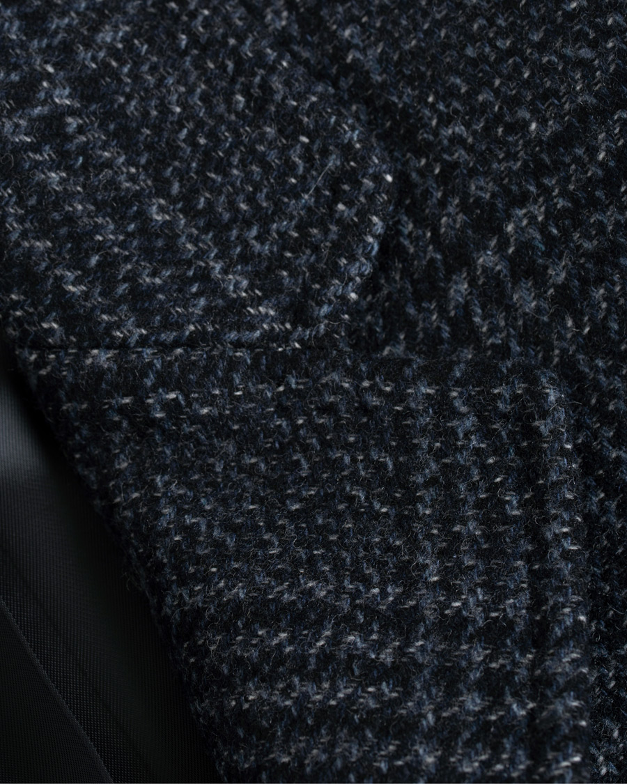 Heren | Jassen | Morris | Wesley Check Coat Navy