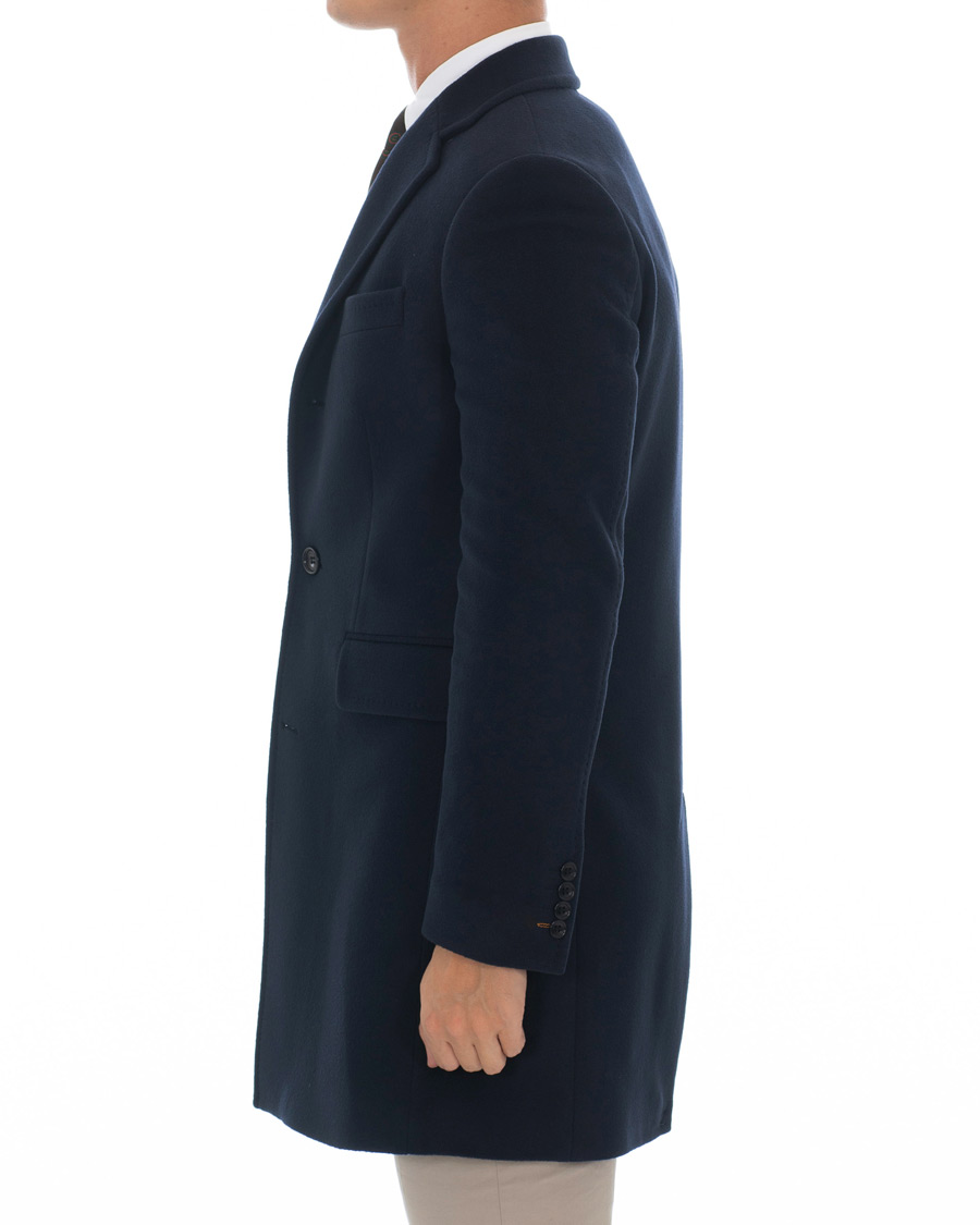 Homme | Manteaux Et Vestes | Morris | Wesley Wool/Cashmere Coat Navy