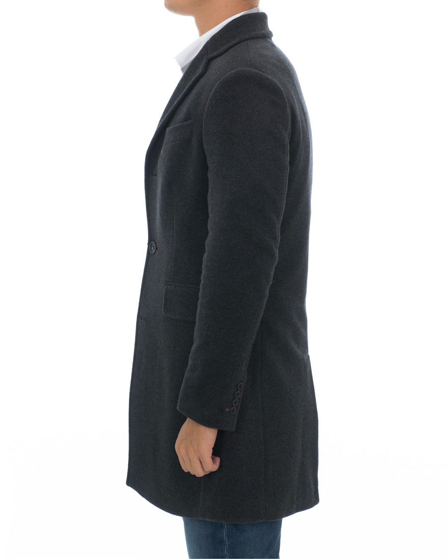 Homme | Manteaux Et Vestes | Morris | Wesley Wool/Cashmere Coat Antracite