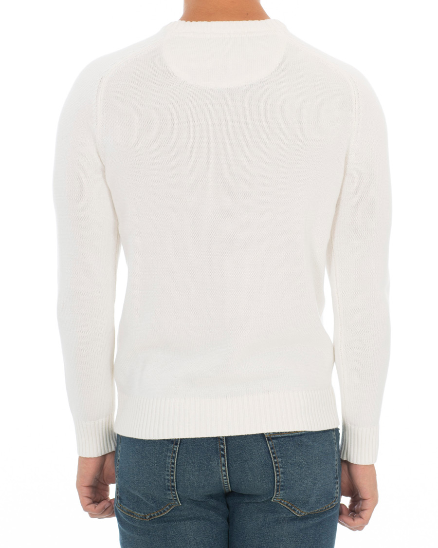 Homme | Pulls Et Tricots | Morris | Benton Knitted Crew Neck White