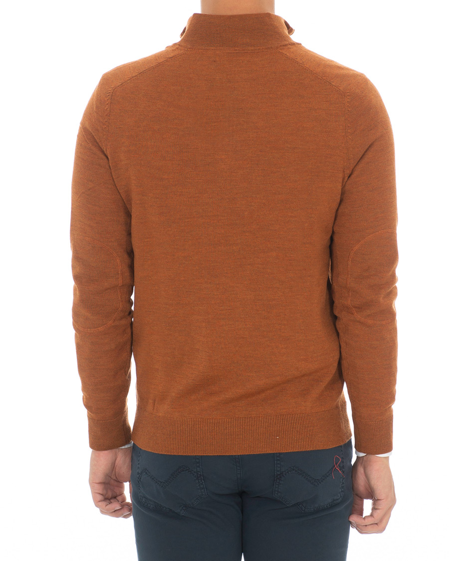 Homme | Pulls Et Tricots | Morris | John Merino Half Zip Camel