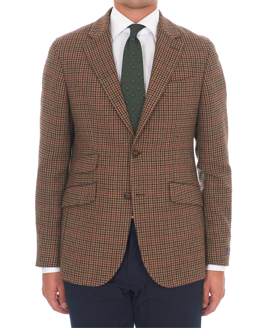 Heren | Blazers | Morris | Strafford Tweed Check Blazer Brown