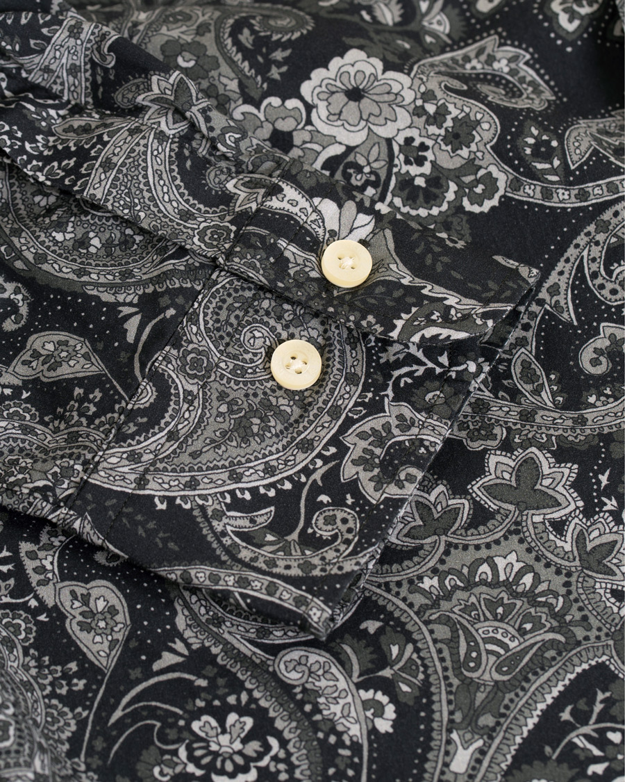 Homme | Chemises | Morris | Montaron Printed Paisley Shirt Grey