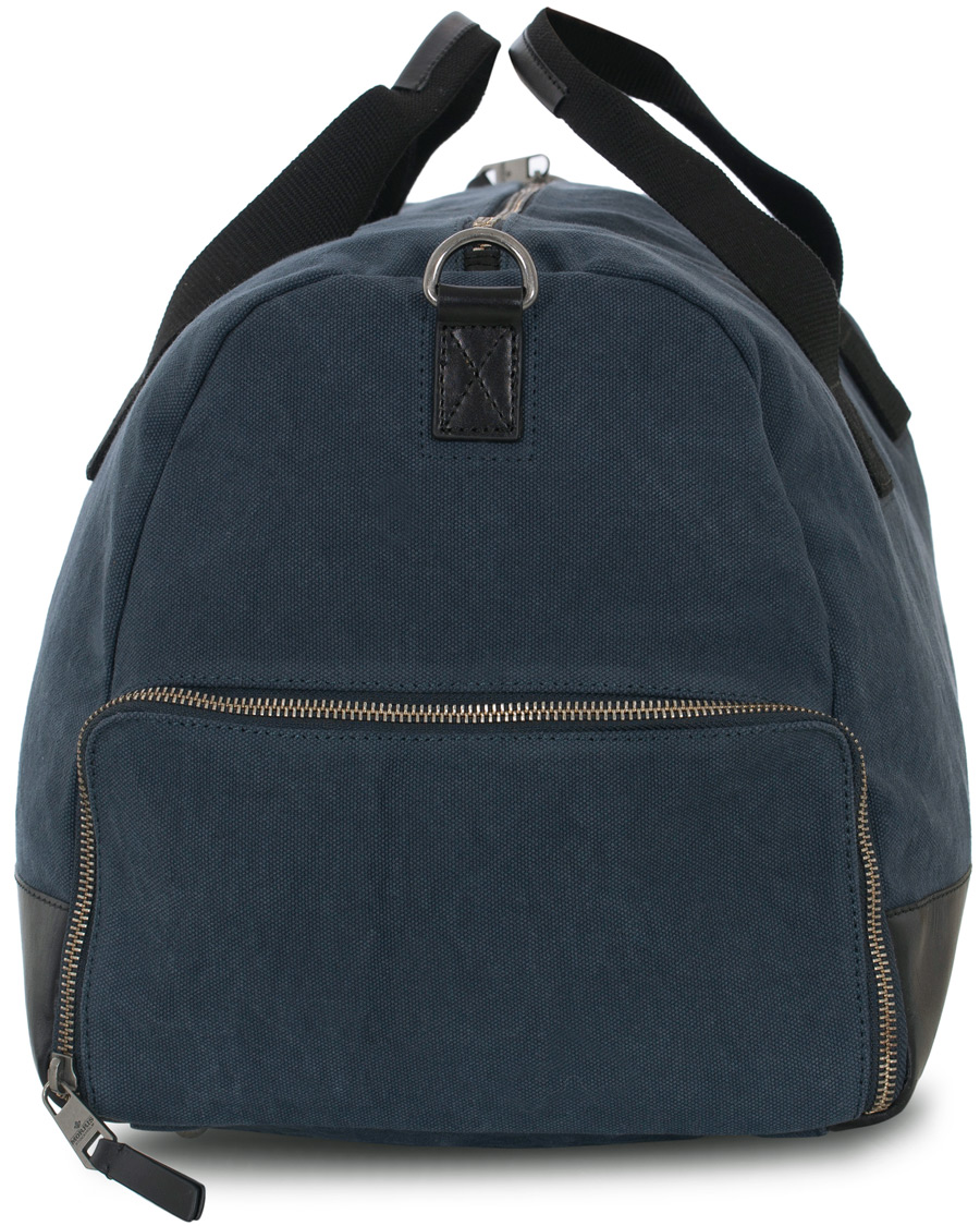 Homme | Morris Miller Canvas Weekendbag Navy/black | Morris | Miller Canvas Weekendbag Navy/black