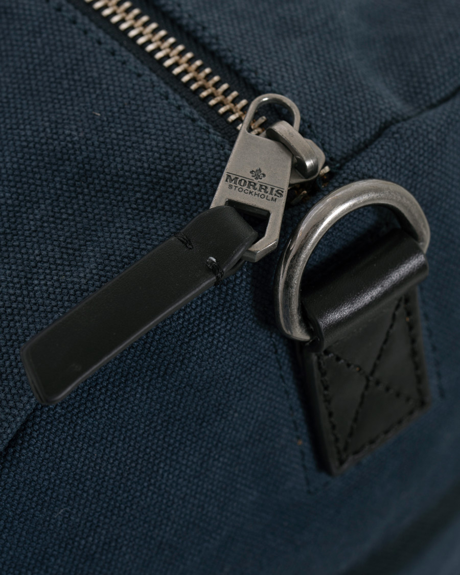 Homme | Morris Miller Canvas Weekendbag Navy/black | Morris | Miller Canvas Weekendbag Navy/black