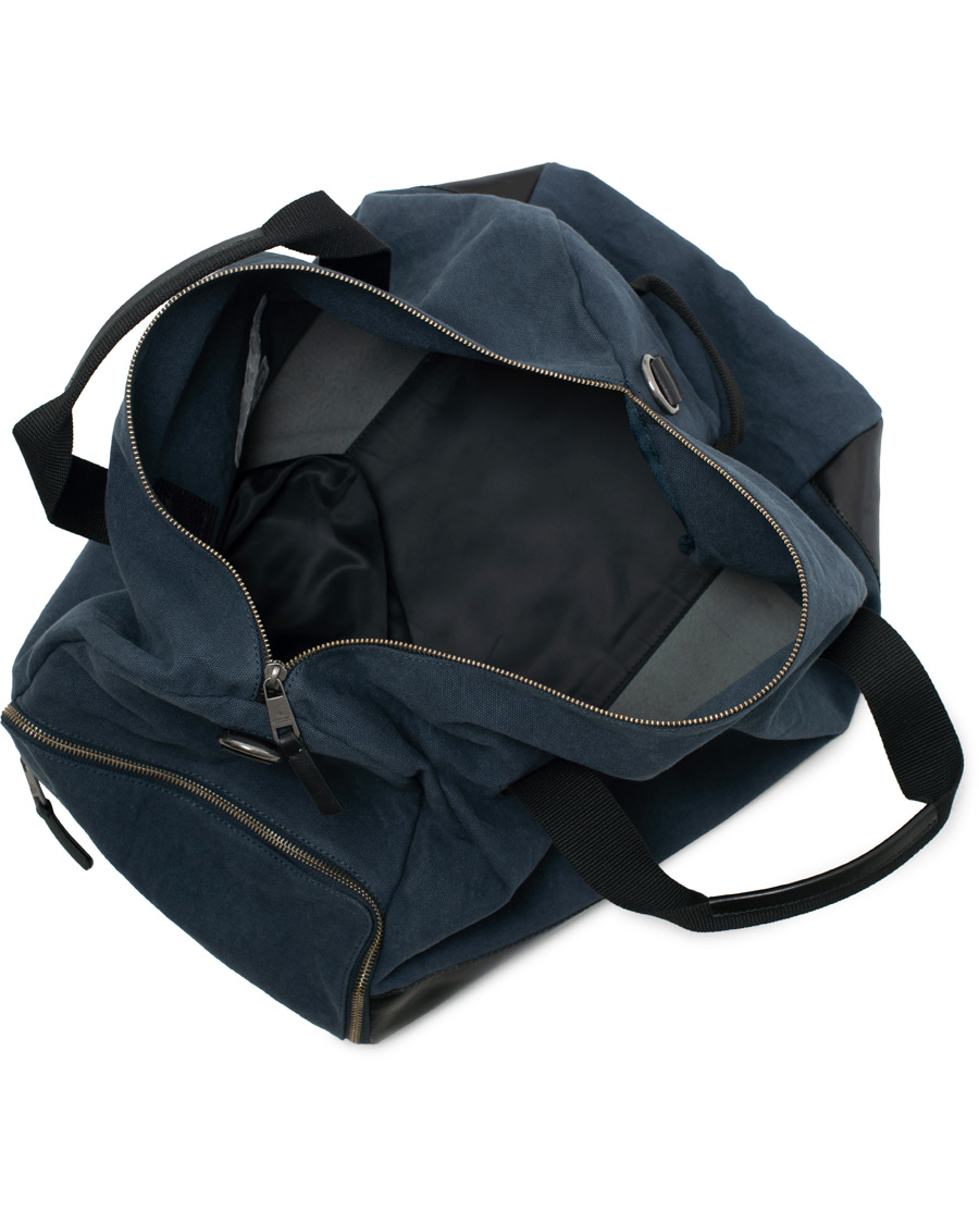 Homme | Morris Miller Canvas Weekendbag Navy/black | Morris | Miller Canvas Weekendbag Navy/black