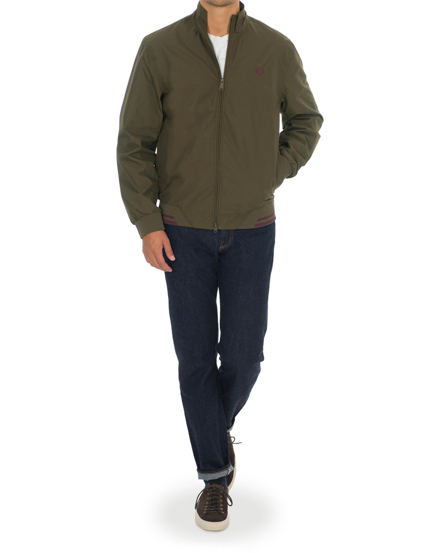 Homme | Manteaux Et Vestes | Fred Perry | Twin Tip Sports Jacket Green