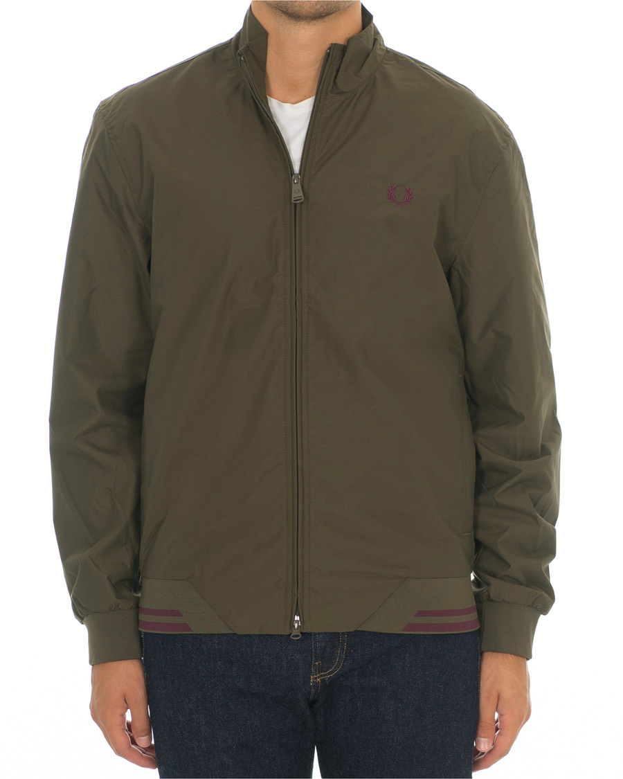 Homme | Manteaux Et Vestes | Fred Perry | Twin Tip Sports Jacket Green
