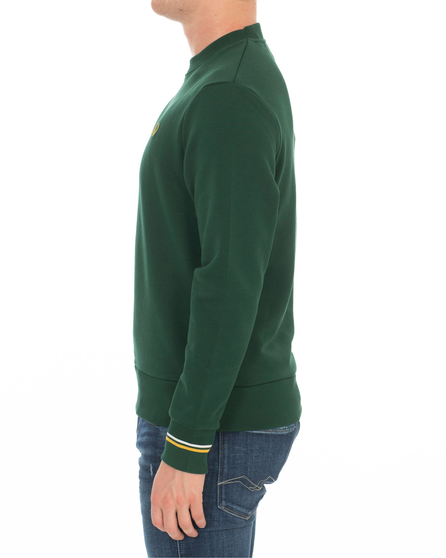 Homme | Pulls Et Tricots | Fred Perry | Crew Neck Sweatshirt Green
