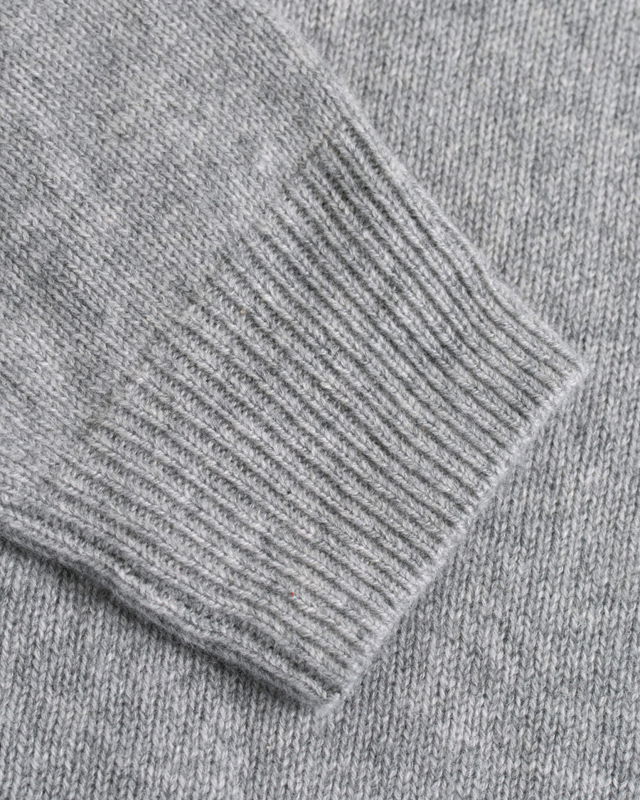 Heren | Truien | Soft Goat | Cashmere Chunky Hoodie Grey