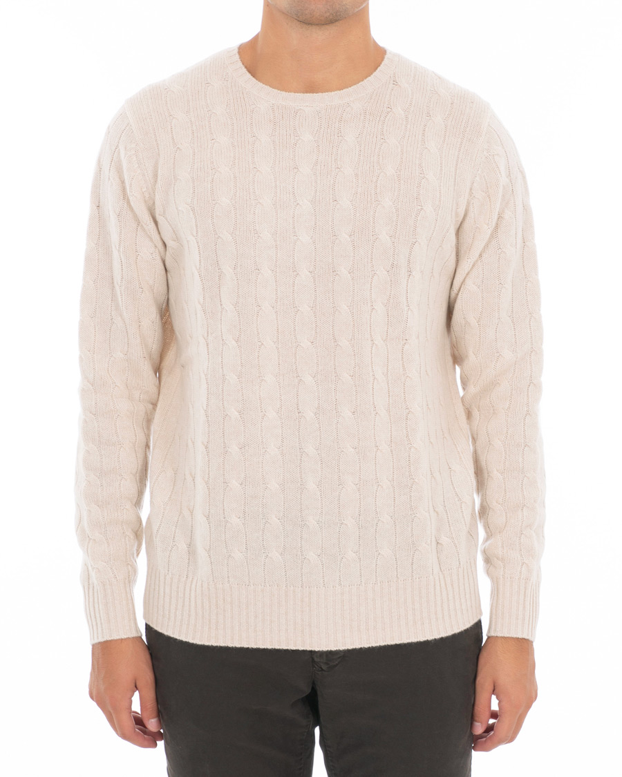 Homme | Pulls Et Tricots | Soft Goat | Cashmere Cable Beige